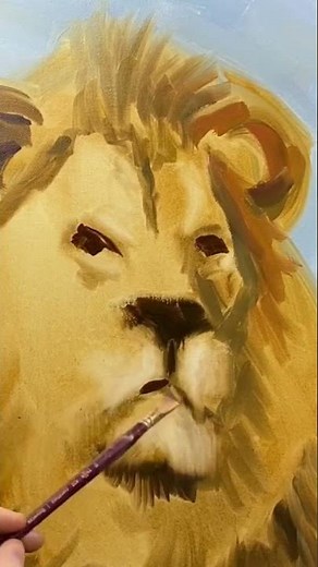 Let's Paint a Lion Using Only Spots