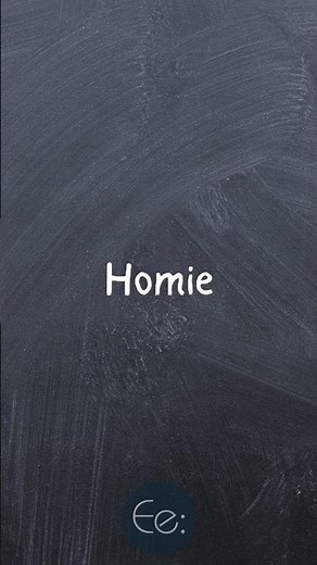Homie 🏠 What Does It Mean? by English explained #slang #words #meaning #explained #americanenglish