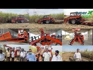 Tractor attachment Sugar cane Harvester Machines In India