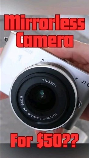 $50 Mirrorless Camera? Nikon 1 J1 #photography #camera #review