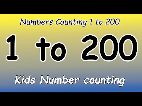 1 to 200 | 1 to 200 counting | 1 to 200 Number | 1-200 counting in english | counting numbers 1-200