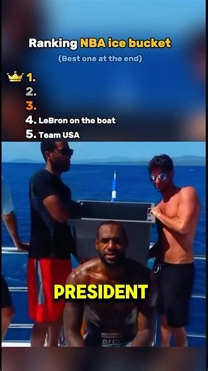 NBA ice bucket moment 🥶🔥