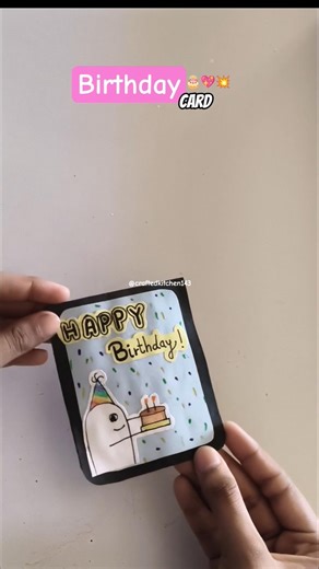 Aesthetic Birthday Card 🎂💖💥 | easy to make birthday card | #birthdaycard #aestheic #happybirthday