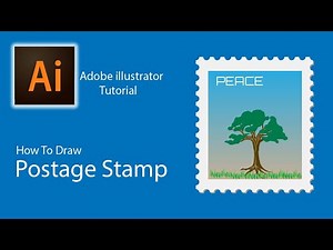 How to Draw a Postage Stamp in Adobe Illustrator