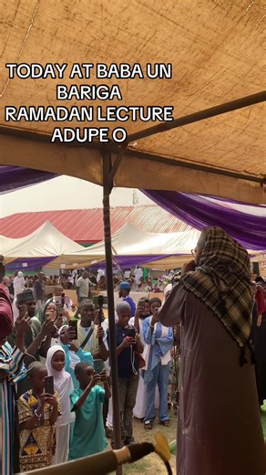 Ramadan Lecture at Baba Un Bariga