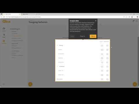 Hoe voeg je een Permanente Account toe op Qbus Control?