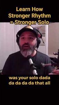 🎻🥁 Stronger Rhythm = Stronger Solos