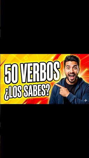 Aprende estos 50 VERBOS y habla inglés MÁS RÁPIDO 🚀