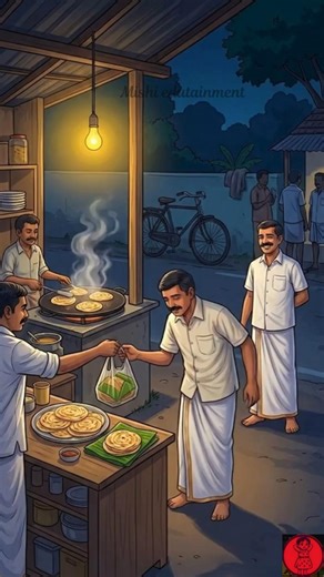 When Appa Brings Parotta ❤️ | Simple Village Joy🥹#peace #villagelife #nostalgia #indianfamily #viral