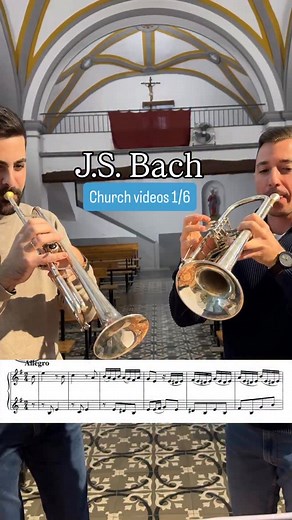 Arrangement for two Trumpets of Bach’s Violin Concerto No.1 in A minor🎺🎺 | David Perez Gimenez