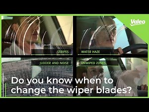 4️⃣ signs to know if it's time to change your wiper blades | Valeo Service