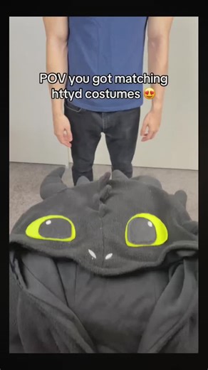 Toothless Plush Official on Instagram: "😍 ready for halloween #howtotrainyourdragon #toothless #couplegoals #relationshipgoals #halloweencouplescostumes #halloweencostume #halloweenoutfit"