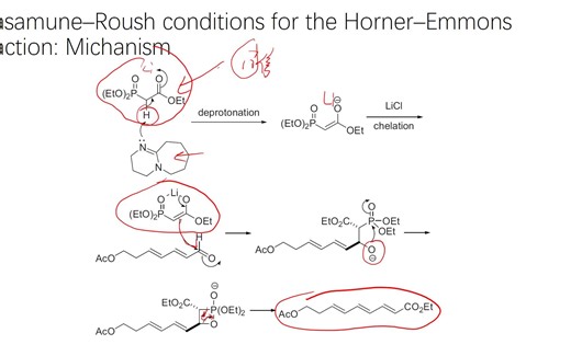 有机人名反应（162）：Masamune–Roush conditions for the Horner–Emmons reaction