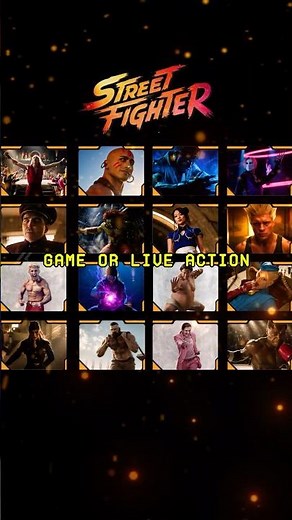 Street Fighter Game vs Live Action Movie | Full Compilation