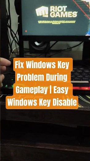 Disable Windows Key in Games | No More Accidental Game Exit!