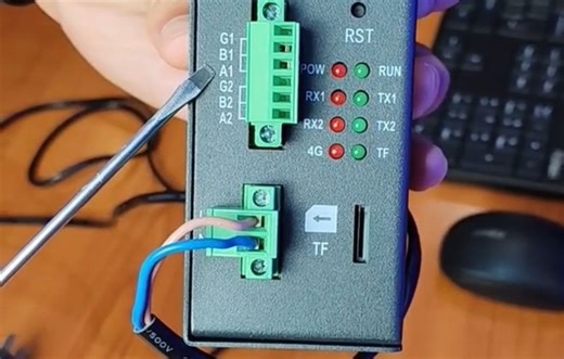 Anet-1E2S1网关接线安装视频 带