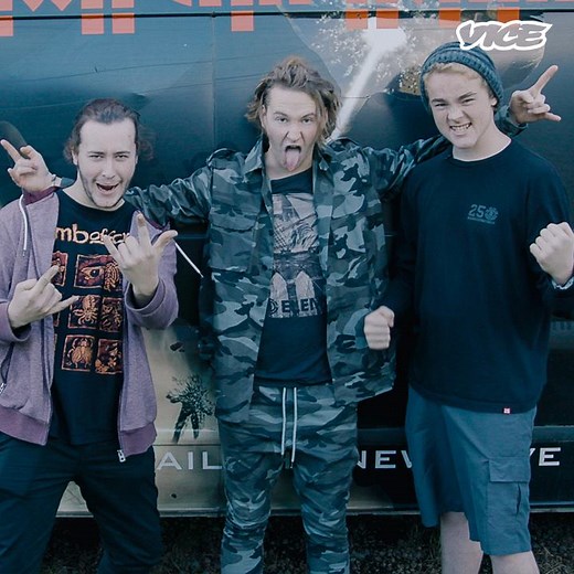 "If you told me two years ago there's this thrash metal band singing in te reo Maori, I would have been like: 'You're crazy!" We find out how Alien Weaponry are doing it in our new doco: http://bit.ly/2NnChYq Made with the support of NZ On Air | VICE New Zealand