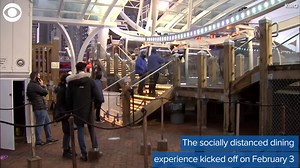 39K views · 667 reactions | A restaurant in Seattle is taking pandemic dining to a new level by offering meals on the Great Wheel. Check it out. | WJZ-TV | CBS Baltimore | Facebook