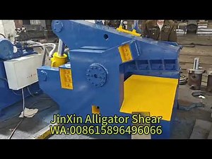 120T scrap metal shear Export to Malaysia#Alligator Shear#Cable Wire Shear#Recycling Machines