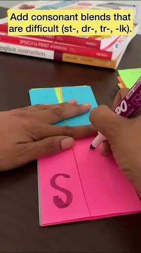 How to make a Consonant Blend Flip Book | #earlyliteracy #homeschoolingfun