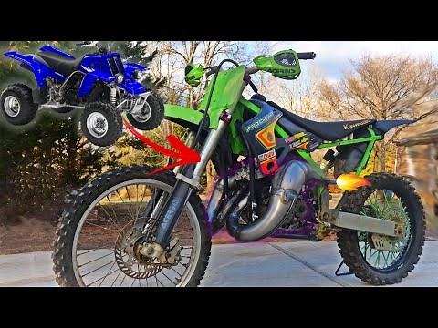 I Banshee Swapped my Dirtbike in 24 hours!