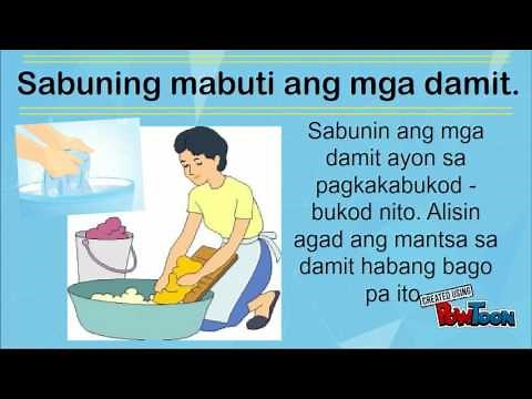 Paraan ng Paglalaba.EPP5HE