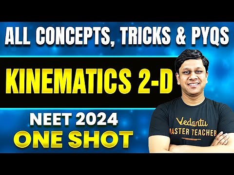 Kinematics 2D In One Shot | All Concepts, Tricks And PYQs | NEET 2024 Physics | Restart Series