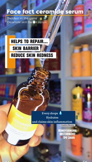 Face Fact Ceramide Serum for Skin Redness Relief