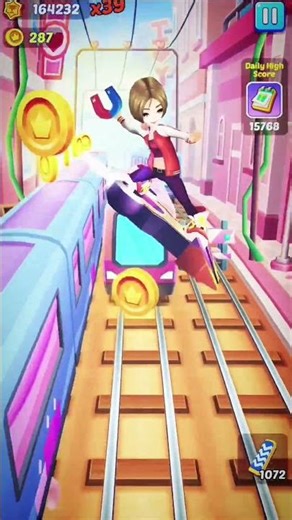 Don’t Blink 😳 Crazy Subway Princess Runner Gameplay #shorts