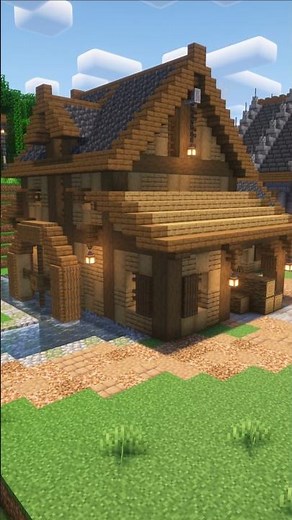 Sawmill In Minecraft | Time-laps | Building a City #minecraft #timelapse #trending