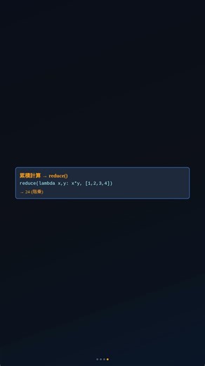 sum()とfunctools.reduce()の使い分け、累積計算の正解
