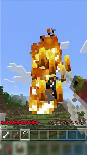 右か左で選んだモブの武器をもらえるボスバトルで最強のモブが...！？【マインクラフト】