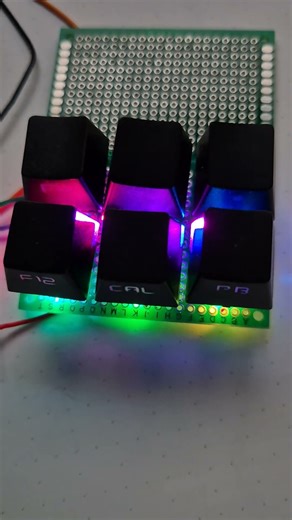 Testing my keyboard LEDs