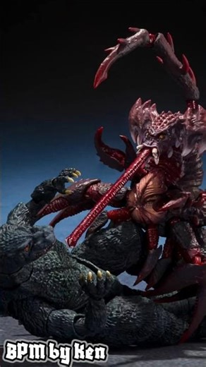 NEW S.H.MonsterArts Godzilla Jr. & Destoroyah Evolution Set 🔥 #shorts #kaiju #godzilla #destoroyah