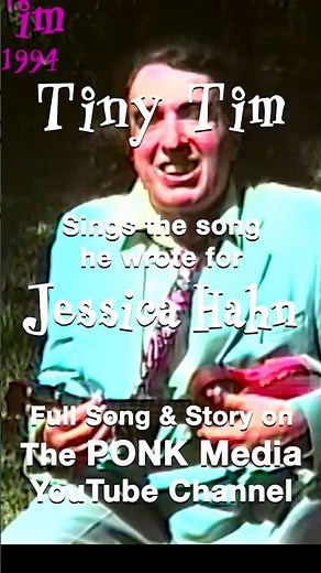 Tiny Tim Singing His Love Song for Jessica Hahn. Unreleased Footage From Tampa 1994. #tinytim