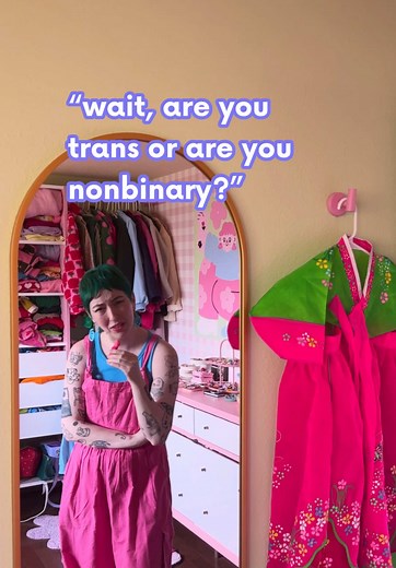 so I use these terms interchangeably a lot around here and turns out a lot of folks don’t know that nonbinary folks are under the trans umbrella…now you know 🌈 #transtiktok #nonbinary #enby #transrights #genderaffirmingcare