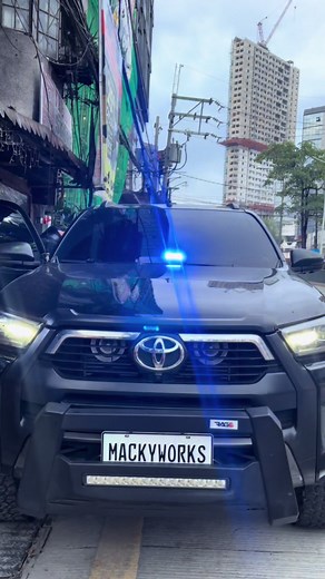 Whelen Emergency Lights Installation on Toyota Hilux