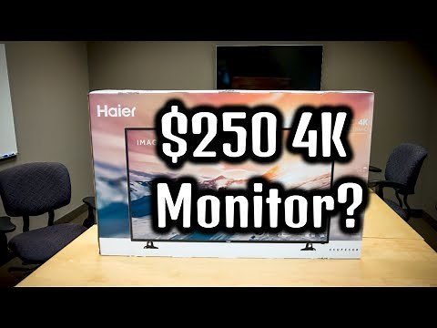 $250 4K Monitor? Haier 43UF2500 43" 4K Ultra-HD LED TV Review