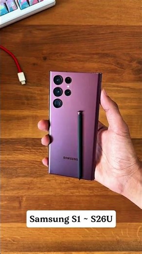 Samsung Galaxy S1 to S26 Ultra – Complete Evolution in One Shot! 🔥 #samsung #shorts #unboxing #phone