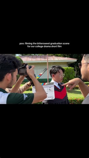 Bittersweet Graduation Scene in College Short Film