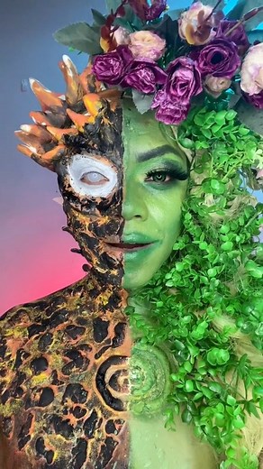 Te Fiti vs Te Ka 🌱🔥Makeupinspired fromMoana! Who should I do next?#halfmakeupchallenge #moana #tefiti #teka #makeuptransformation #pinoyako #creativemakeup #sfxmakeupartist #halfmakeup #makeupinspired #makeuptutorial #fyp #pachie23#pachie2323 #facebookreels #facebookvideo | Jerwin Pachie Miranda