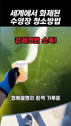 The world's most talked-about swimming pool cleaning method