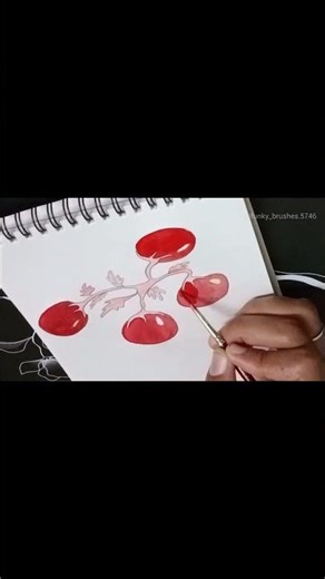 Color Theory Made Easy: Tomato in Complementary Colors #beginnerfriendlypainting #art #creativity