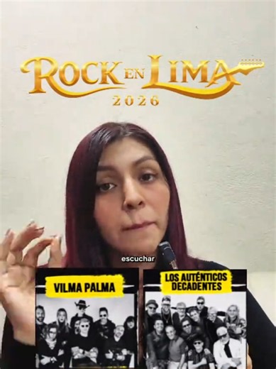 Rock en Lima 2026: Vilma Palma, Auténticos Decadentes y más