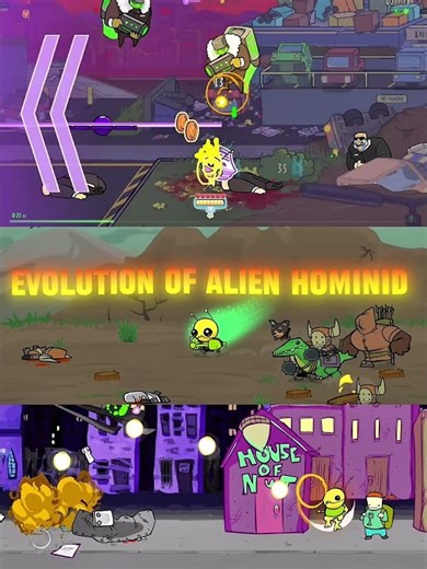Evolution of Alien Hominid #alienhominid #castlecrashers
