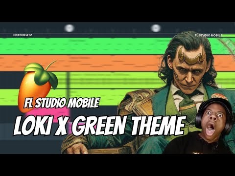 Loki X Green Theme in FL Studio Mobile