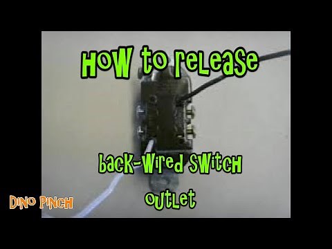 secret to undo backwired electric outlets & switches