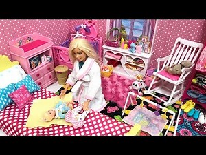 Barbie Pink Bedroom Morning Routine with Lily!!