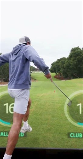 He broke the golf simulator