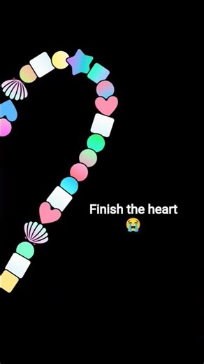 Finish the heart and please like and subscribe ❤️❤️